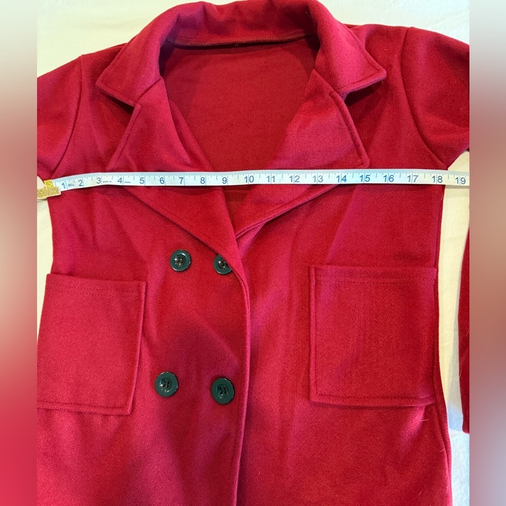 4/$20 Stylish Red Jacket - Size Small - Picture 3 of 5